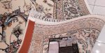 فرش ماشینی زمرد مشهد طرح 14009 رنگ کرم - تصویر 2