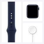 ساعت هوشمند اپل واچ سری 6 مدل 40mm Aluminum Case with Sport silicone Band - تصویر 3