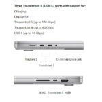 لپ تاپ 16.2 اینچی اپل مدل MacBook Pro MX313 2024 LLA-M4 Max-48GB RAM-1TB SSD-Retina 120Hz - تصویر 7