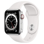 ساعت هوشمند اپل واچ سری 6 مدل 40mm Aluminum Case with Sport silicone Band - تصویر 6