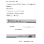 لپ تاپ 14.2 اینچی اپل مدل MacBook Pro MX2H3 2024 LLA-M4 Pro-24GB RAM-512GB SSD-Retina 120Hz - تصویر 7