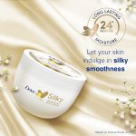 کرم مرطوب‌کننده دست و بدن داو مدل Body Love Silky Pampering حجم 300 میل - تصویر 3