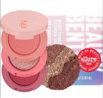 پلت سایه سه تایی کره ای کاجا رنگ Kaja Beauty Bento Bouncy Matte & Shimmer Eyeshadow Trio |Glowing Guava