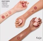 پلت سایه سه تایی کره ای کاجا رنگ Kaja Beauty Bento Bouncy Matte & Shimmer Eyeshadow Trio |Glowing Guava - تصویر 3