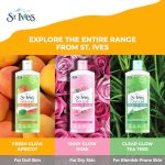 میسلار واتر آبرسان و شاداب‌کننده St. Ives مدل Fresh Glow مناسب پوست خشک - تصویر 3