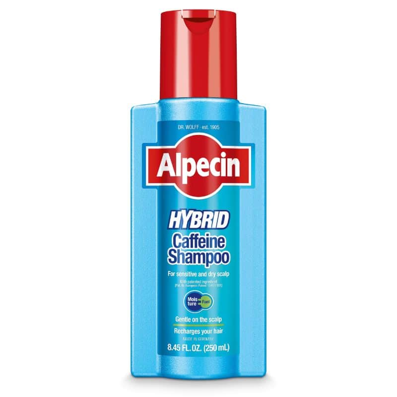 alpecin-hybrid-caffeine-shampoo شامپو هیبرید آلپسین حاوی کافئین| ضد ریزش| مناسب پوست سر خشک و حساس|حجم 250 میل - تصویر 1